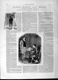 Old Antique Print 1877 Illustrations Story Black White Romance Man Lady 19th