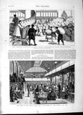 Old Antique Print 1877 Nisch Biscuits Artist America Bier Halle New York 19th