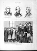 Old Antique Print 1877 Fergusson Changarnier Clifford Prince Milan Orphan 19th