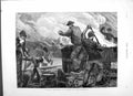 Old Antique Print 1877 London Battle Pavements Men Road-Building Industry 19th