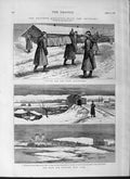 Original Old Antique Print 1877 Russian Siers Tallow Camp Kischineff Pruth 19th