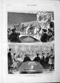 Antique Print *3044 1877 Princess Wales Greece Mulligan Guards Osborne Ship