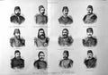 Old Antique Print 1877 War Generals Turkish Army Pasha Dervish Ahmet Men 19th