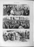 Old Antique Print 1877 War Prince Charles Bucharest Kalafat Potova Army 19th