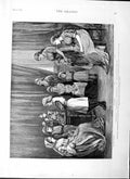 Old Antique Print 1877 Bunyan Pilgrims Progress Grosvenor House Theatre 19th