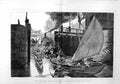 Old Antique Print 1877 Boating Season River Thames London Lock Fine Art 19th
