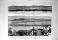 Original Old Antique Print 1877 War Russian Siers Danube Consul House Ibraila 0
