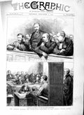 Original Old Antique Print 1877 Bow Street Police Court Prisoners Poland Benson
