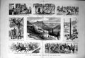 Original Old Antique Print 1877 War Russian Siers Shipka Pass Hainkoi Gourko