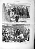 Old Antique Print 1877 Turks Fuad Pasha Russian Flag Dragimiroff Shipka 19th