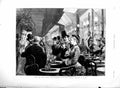 Original Old Antique Print 1877 Life Paris Boulevards Open-Air CafÔøΩ People Art