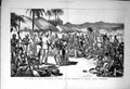 Antique Old Print 1877 Famine India Bellary Madras Presidency Poor People 19th