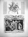 Old Antique Print 1877 Margaret Cathedral Goethe Faust Mayor Seitz Church 19th