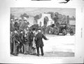 Original Old Antique Print 1878 War Steam Sappers Marching Chatham Weapons 19th