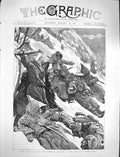 Original Old Antique Print 1878 Russian Siers General Gourko Balkans War Snow