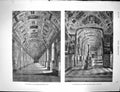 Old Antique Print 1878 Apartments Vatican Gallery Maps Library Rome Italy 19th