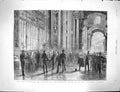 Old Antique Print 1878 Lying State Pope Pius Chapel Holy Sacrament Peter 19th