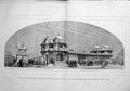 Original Old Antique Print 1878 International Exhibition Paris Indian Pavilion