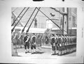Original Old Antique Print 1878 Small Arm Men H.M.S Agincourt Gallipoli Sailors