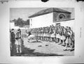Original Old Antique Print 1878 Greeks Sports Barracks Athens Costumes 19th
