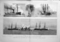 Old Antique Print 1878 Ships German Ironclads Channel Wilhelm Kurfurst 19th