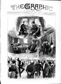 Old Antique Print 1879 Marquis Lorne Princess Louise Canada Railway Train 19th