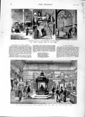 Original Old Antique Print 1879 French Lottery Salon D'Honneur Gros Lot Prizes