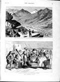 Original Old Antique Print 1879 Afghan War Brindisi Kutta Kowtia Lundi Khyb 19th