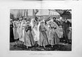 Original Old Antique Print 1879 Children Communion Dieppe France Royal Academy