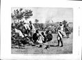 Old Antique Print 1879 South Africa Fingo Levy Encampment Veldt Natives 19th