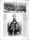 Original Old Antique Print 1879 Portrait Cetewayo King Zulus Native Man 19th