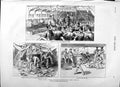 Original Old Antique Print 1879 Zulu War Natal Subaltern Siers Dinner Ship 19th