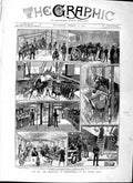 Old Antique Print 1879 Zulu War Victoria Docks Manora Queen Margaret Ship 19th