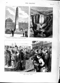 Original Old Antique Print 1879 Zulu War Kar KloWaterfall Southampton Victorian