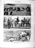Old Antique Print 1879 Afghan War General Maude Roberts Jumrood Elephant 19th