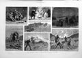 Original Old Antique Print 1879 Afghan War Raid Cave Village Siers Fine Art