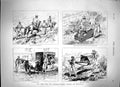 Original Old Antique Print 1879 Madeira Hammock Convent Sledge Bullock Victorian