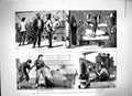 Old Antique Print 1879 Zulu War Ship S.S. Russia Officers Washing Swords 19th