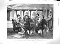 Original Old Antique Print 1879 Afghan War Ameer Signing Treaty Peace Gandamak