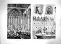 Old Antique Print 1879 Ely Chapel Holborn Etheldreda Troop Ship Military 19th