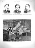 Old Antique Print 1879 Pianoforte Lonsdale Rice Hamilton Brissenden War 19th