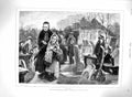 Original Old Antique Print 1879 Charles Gregory Art Family Church Gravestones