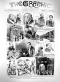 Original Old Antique Print 1879 British Association Sheffield Allman Cameron