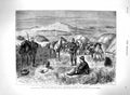 Original Old Antique Print 1879 Prince Louis Napoleon Zulu War Reconnoitring