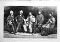 Old Antique Print 1879 Major Cavagnari Yakoob Khan Gundamak Shah Jenkyns 19th