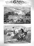 Old Antique Print 1879 Zulu War Horses Basutos Upoko Afghanistan Roberts 19th
