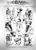 Antique Old Print *3060 1879 Calvert Memorial Performance Manchester Theatre
