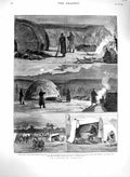 Original Old Antique Print 1879 Capture Cetewayo Major Marter Black Umvolosi