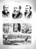 Old Antique Print 1879 Lord Mayor Sheriff Wooloton Truscott Bayley Rain 19th
