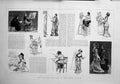 Old Antique Print 1879 Lady Artists Paris Louvre Watteau France Painting 19th